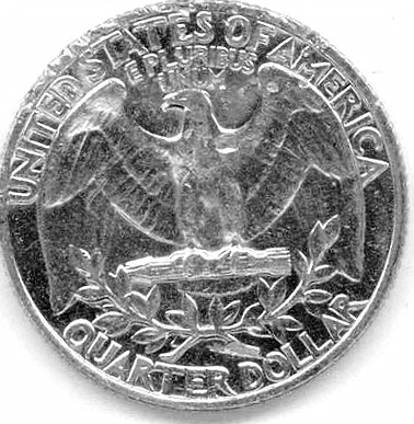 1969-Counterfeit-Quarter.--Not-Silver-Or-Copper-Nickel-?